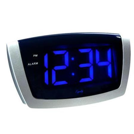 La Crosse Technology La Crosse Technologies  Led Blue Digit Usb Alarm Clock LA87486